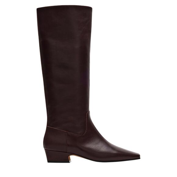 Steve Madden Shoes - Steve Madden Sleek Burgundy Gwyneth Knee High Boots Size 7.5 M